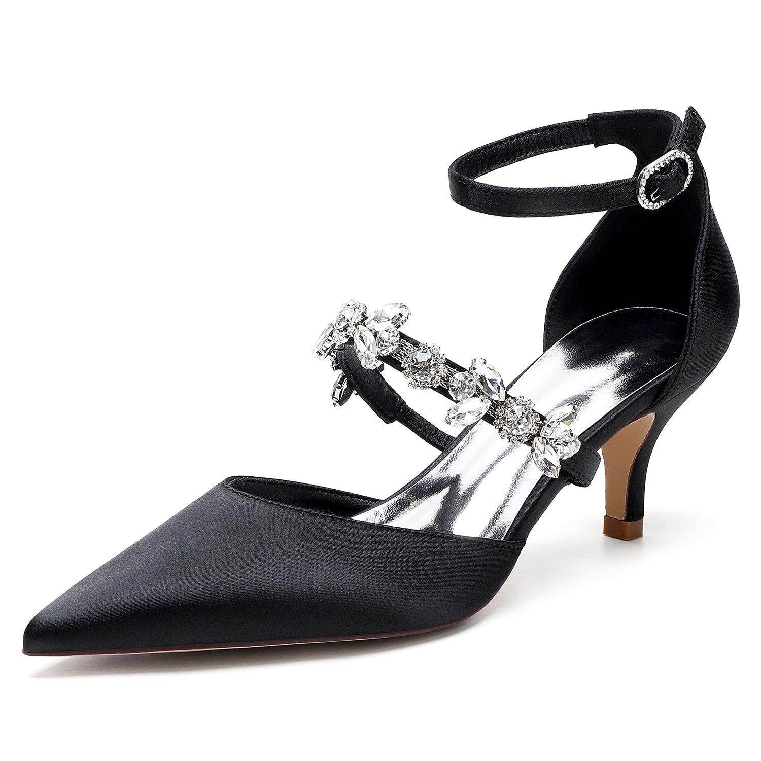 Stiletto Heel 6cm Silk-Like Shoes CK0482 - COCOMELODY